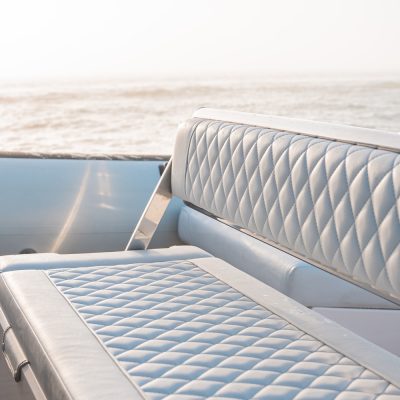 Seating with Custom Diamond Stitched Design Seating with Custom Diamond Stitched Design